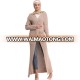 Latest design knit material winter women  open  abaya