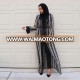 Muslim women dress soft chiffon fashion open abaya -LR153